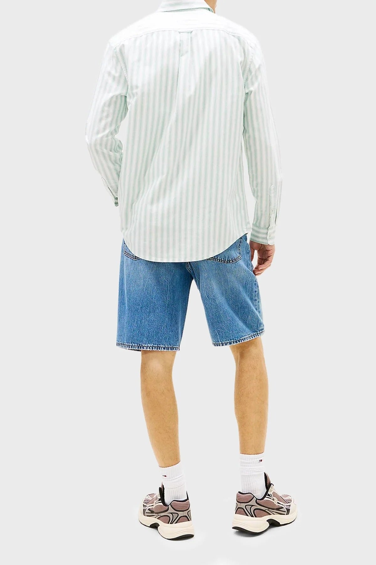 Camisa Tommy Jeans Mangas Largas Rayas para Caballeros