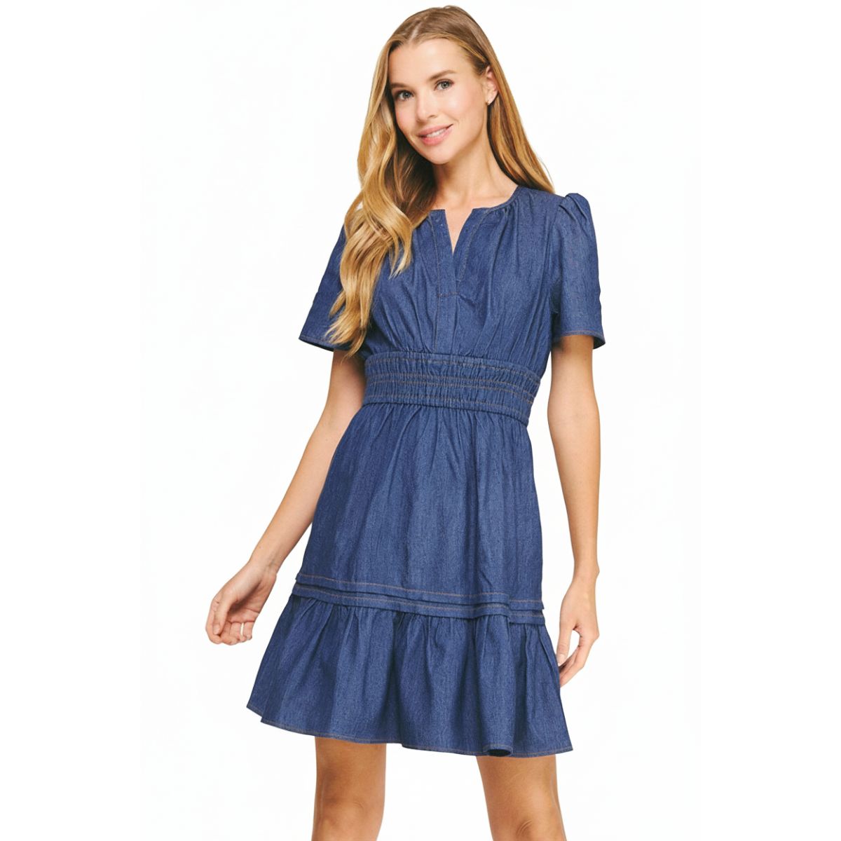 Vestido Available Mangas Cortas Liso Corto Para Damas by Available