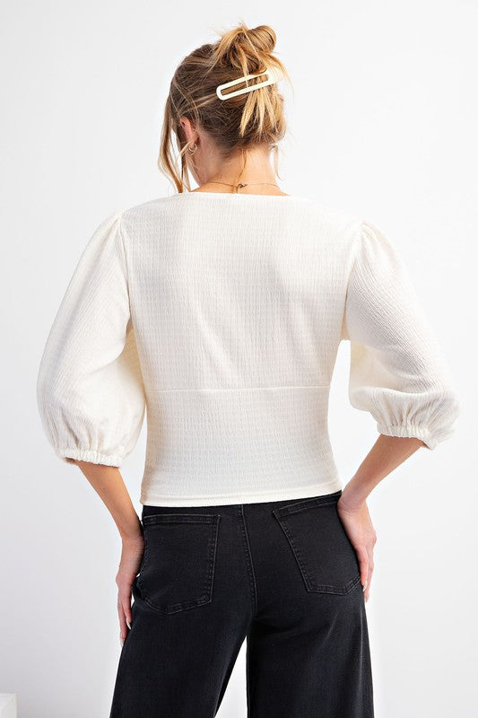 Blusa Easel M3/4 Lisa P/ Damas by Easel