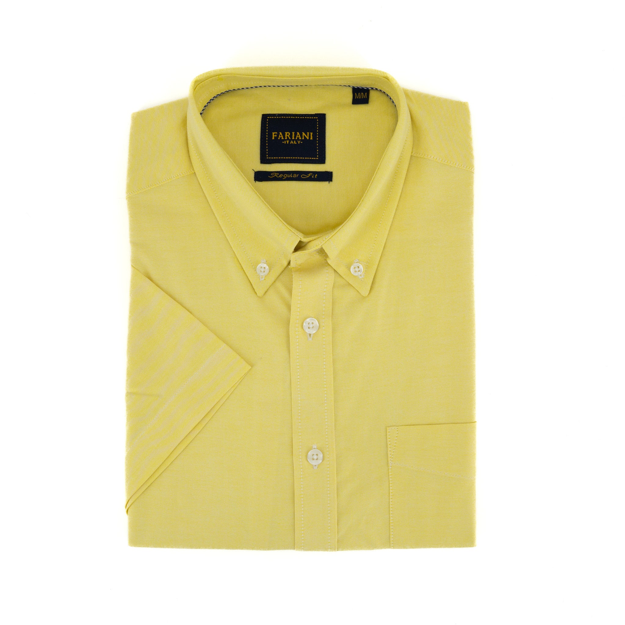 Camisa Fariani Mangas Cortas Lisa P/ Caballeros by Fariani