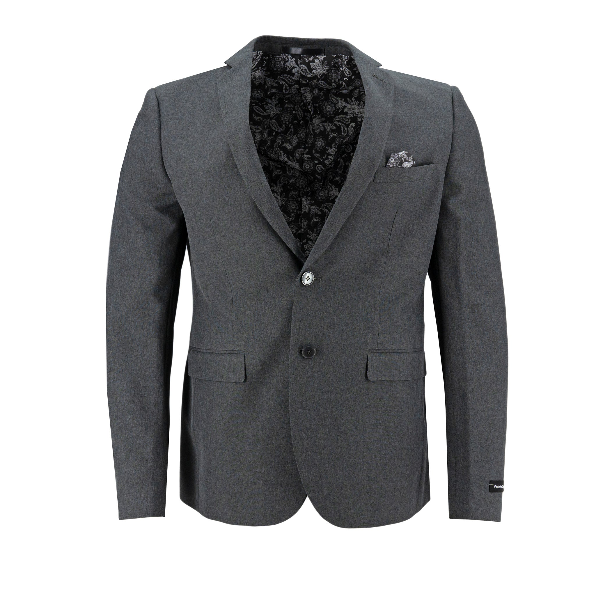 Traje Victorio Couture 2 Botones Liso Para Caballeros