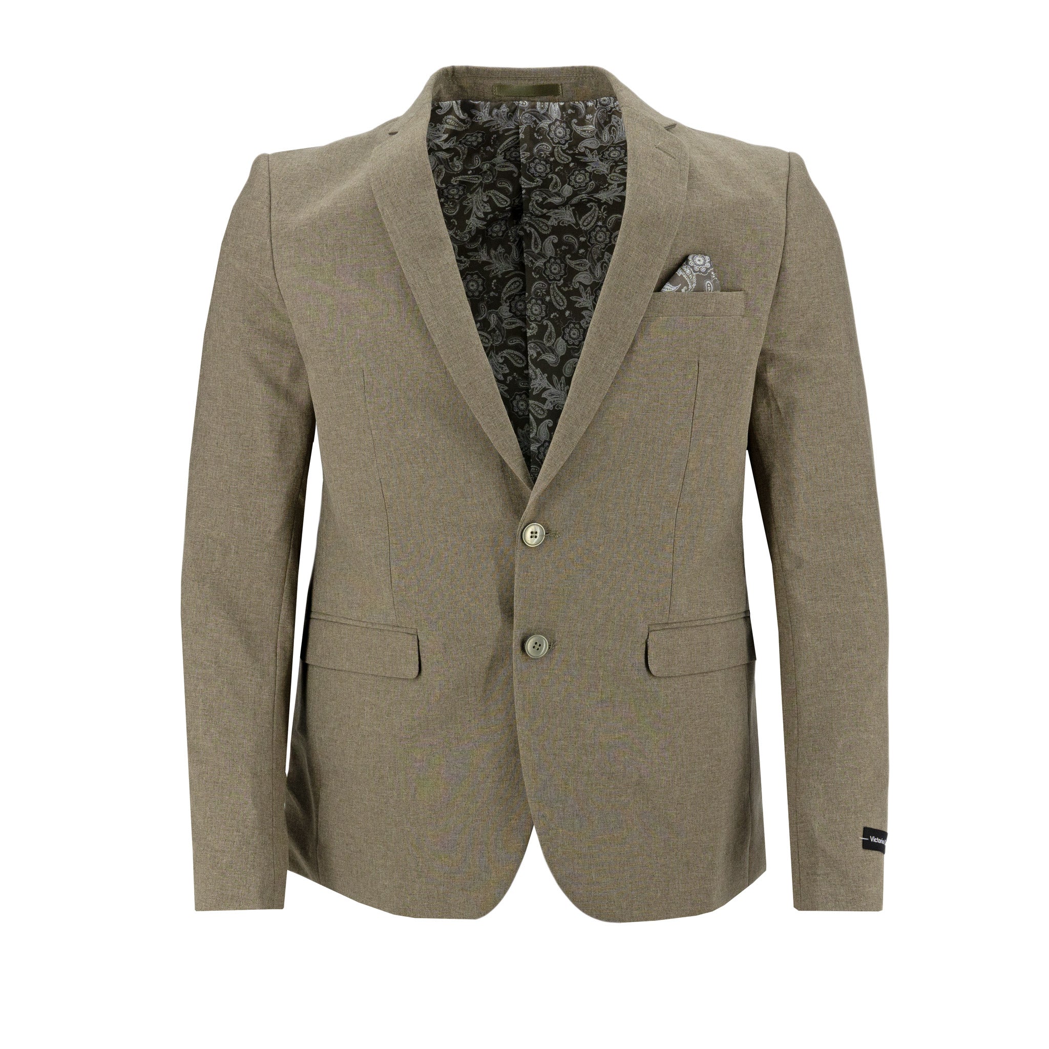 Traje Victorio Couture 2 Botones Liso Para Caballeros