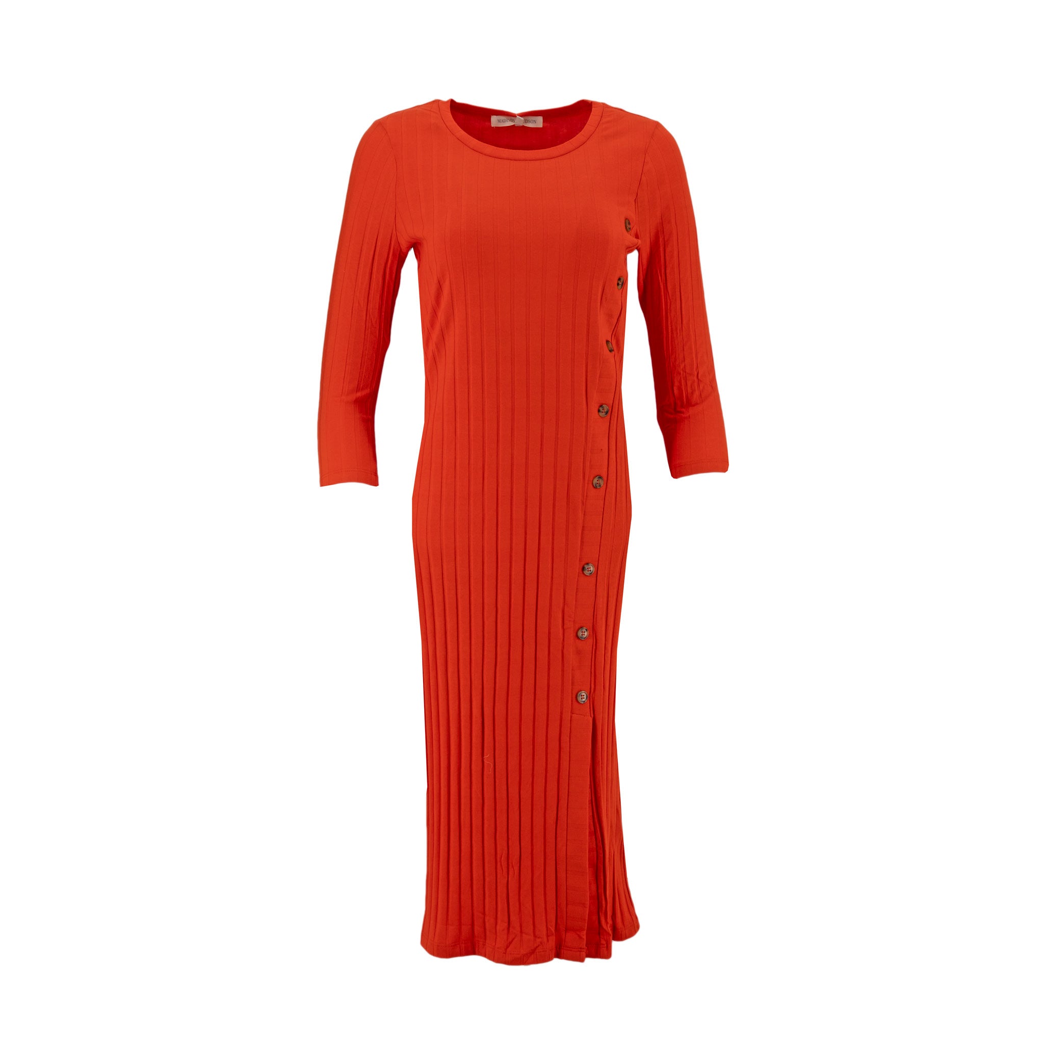 Vestido Madison And Hunson Mangas Largas Liso para Damas