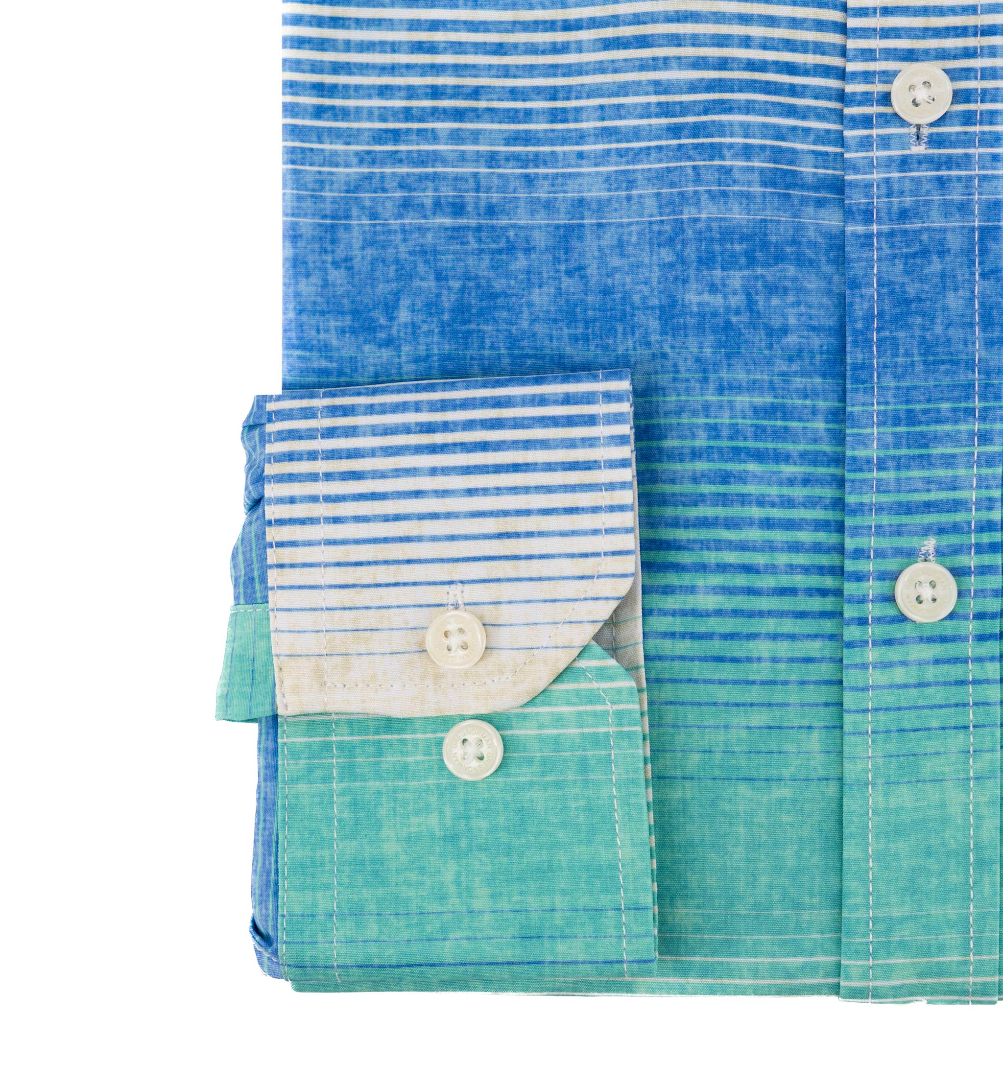 Camisa Greg Norman Mangas Largas Rayas P/ Caballeros GNA23WVN014-BL- by Greg Norman