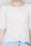 Blusa Haute Monde Mangas Cortas Bordado Eyelet para Damas