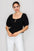 Blusa Haute Monde Mangas Cortas Lisa para Damas
