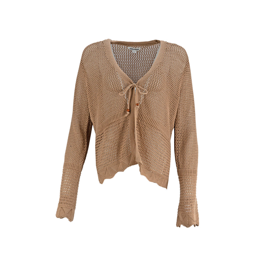 Cardigan Kathy Ireland Mangas Largas Tejido para Damas