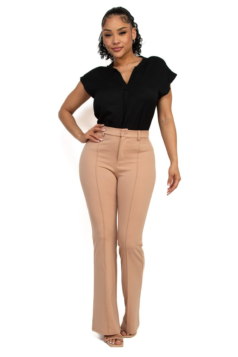 Blusa Iris Mangas Cortas Liso para Damas