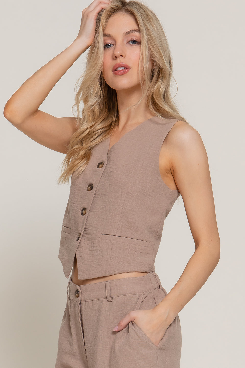 Chaleco Active Basic Liso Para Damas by Active Basic