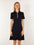 Vestido Tommy Hilfiger Mangas Cortas Liso Para Damas
