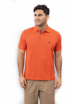 Poloshirt Nautica Mangas Cortas Liso Regular Fit Cayenne para Caballeros