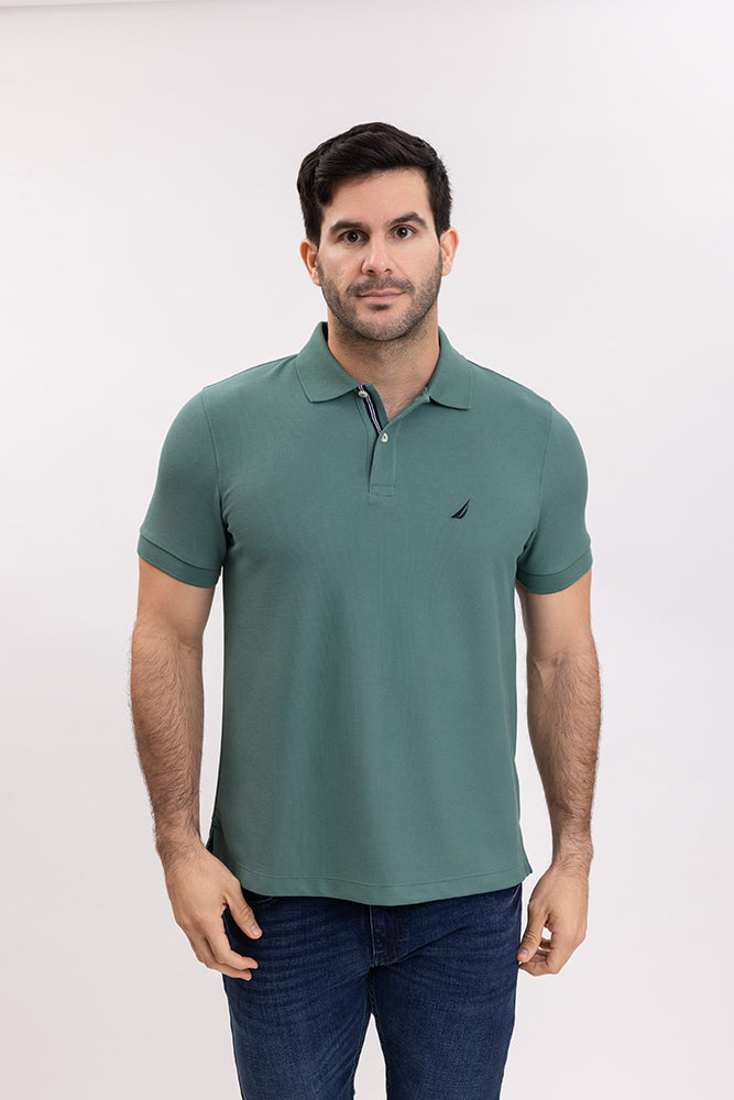 Poloshirt Nautica Mangas Cortas Liso para Caballeros