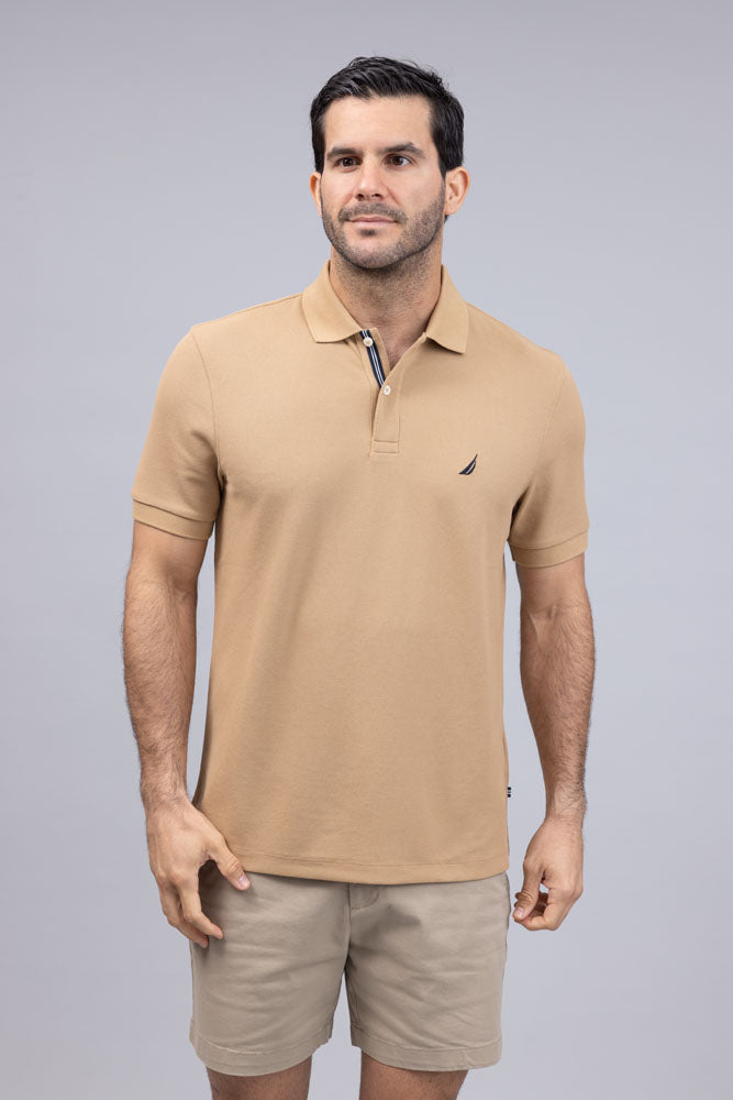 Poloshirt Nautica Mangas Cortas Liso P/ Caballeros K17001