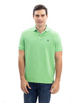 Poloshirt Nautica Mangas Cortas Liso Verde para Caballeros K37923