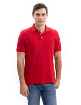 Poloshirt Nautica Mangas Cortas Liso Rojo para Caballeros