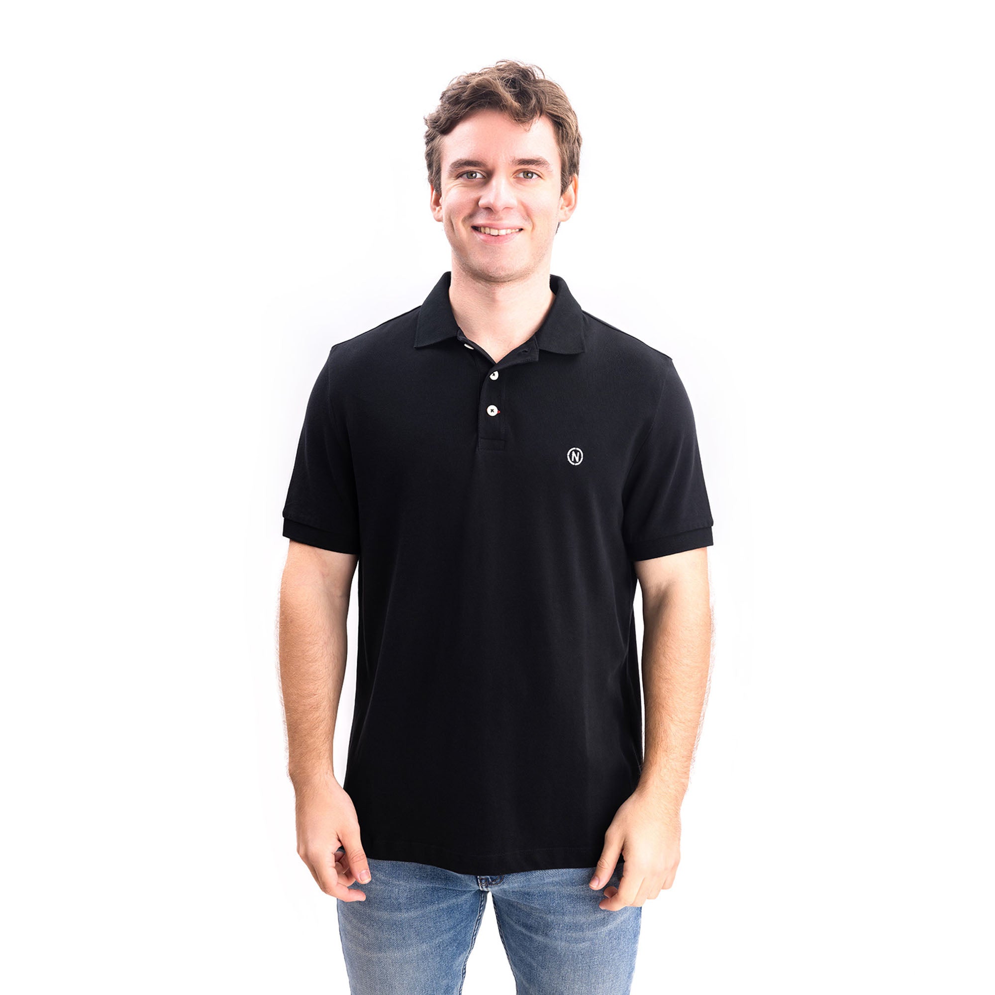 Poloshirt Nautica Mangas Cortas Liso para Caballeros