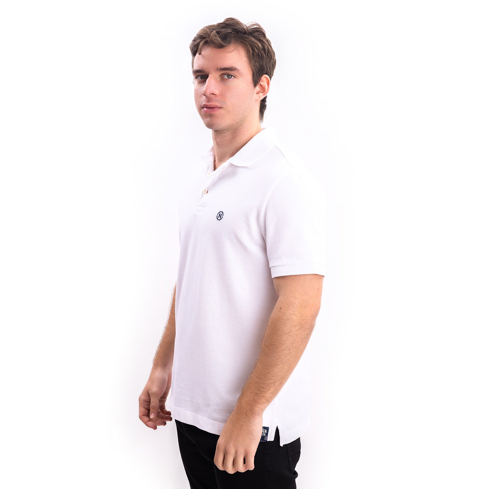 Poloshirt Nautica Mangas Cortas Liso para Caballeros
