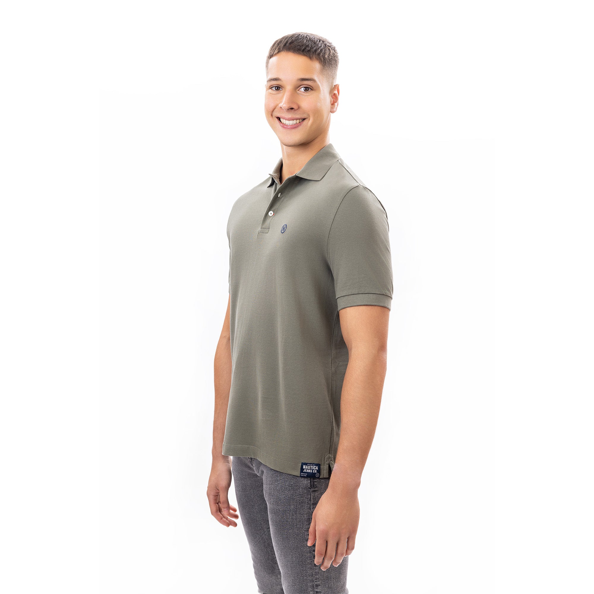 Poloshirt Nautica Mangas Cortas Liso para Caballeros