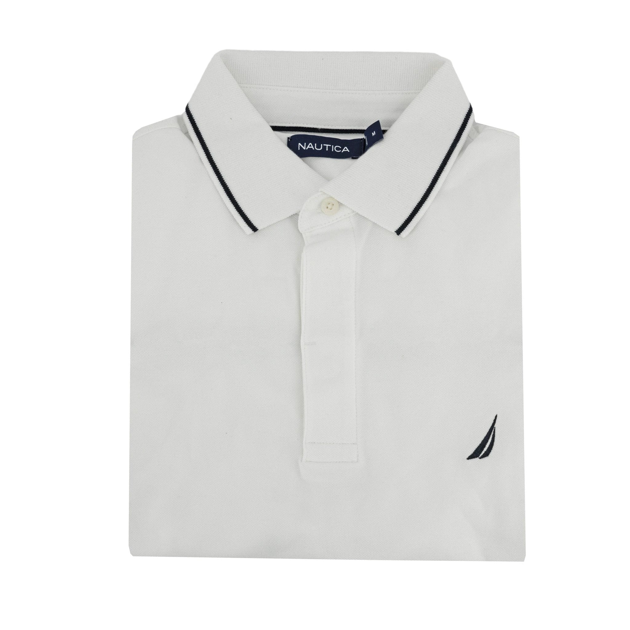 Poloshirt Nautica Mangas Cortas Liso P/ Caballeros by Nautica