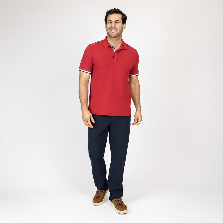 Poloshirt Nautica Mangas Cortas Liso para Caballeros