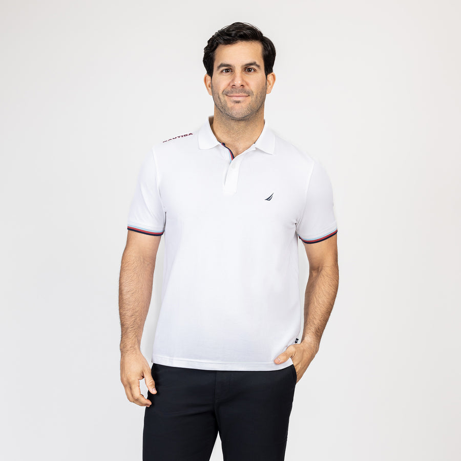Poloshirt Nautica Mangas Cortas Liso para Caballeros