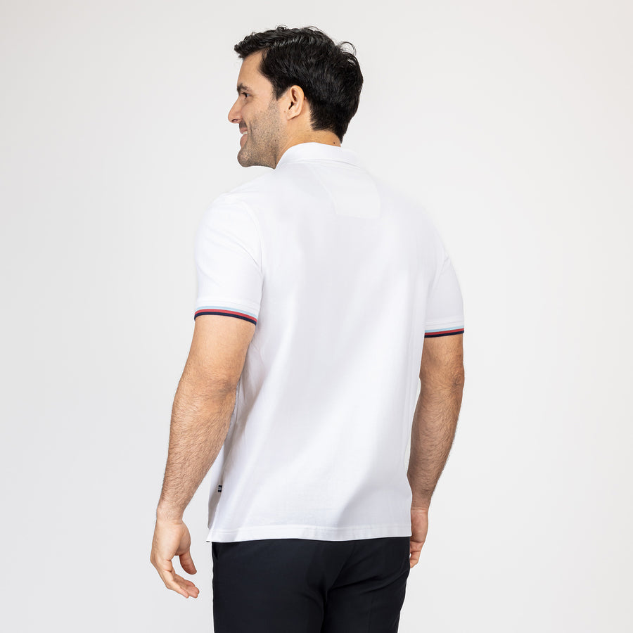 Poloshirt Nautica Mangas Cortas Liso para Caballeros