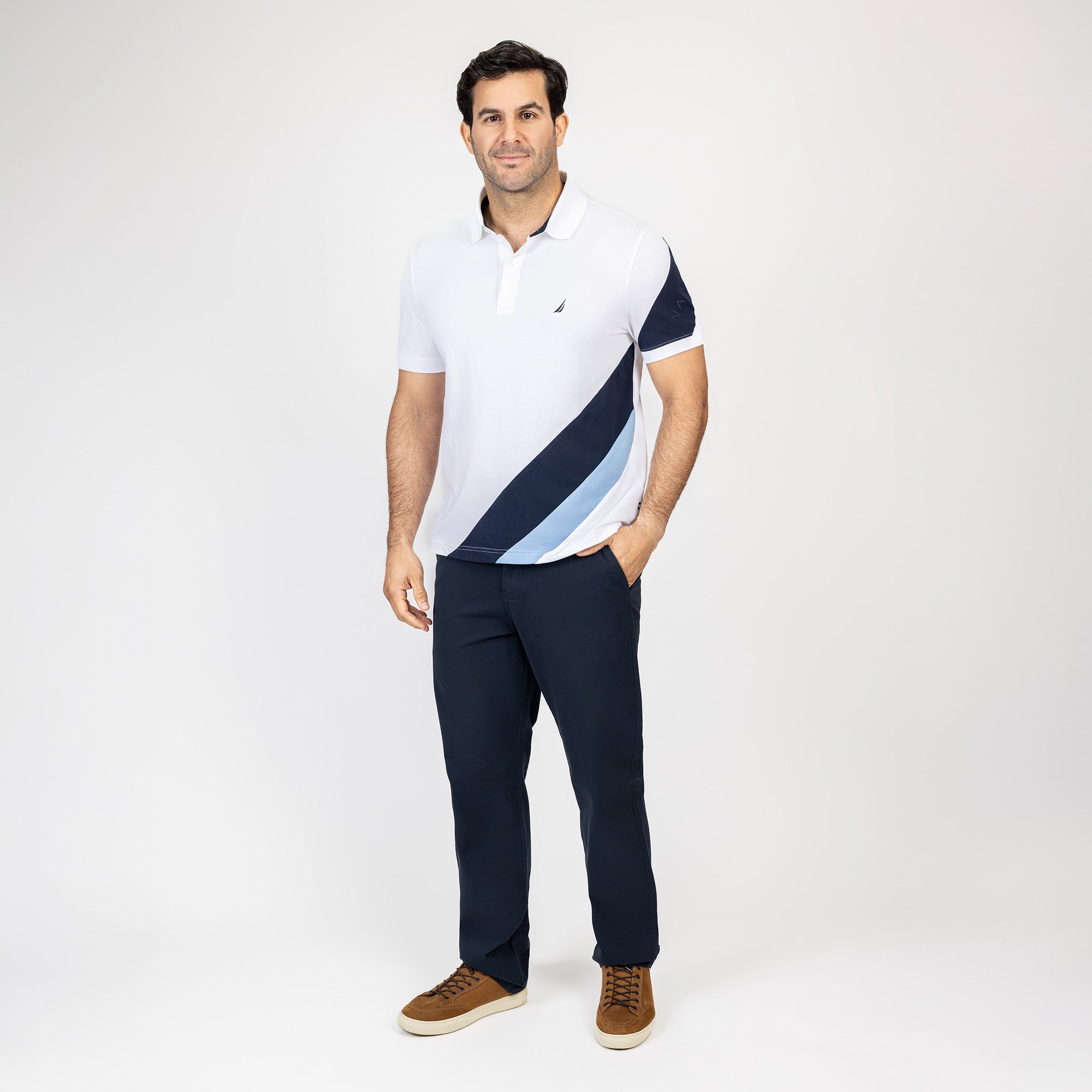 Poloshirt Nautica Mc Combinado Cab