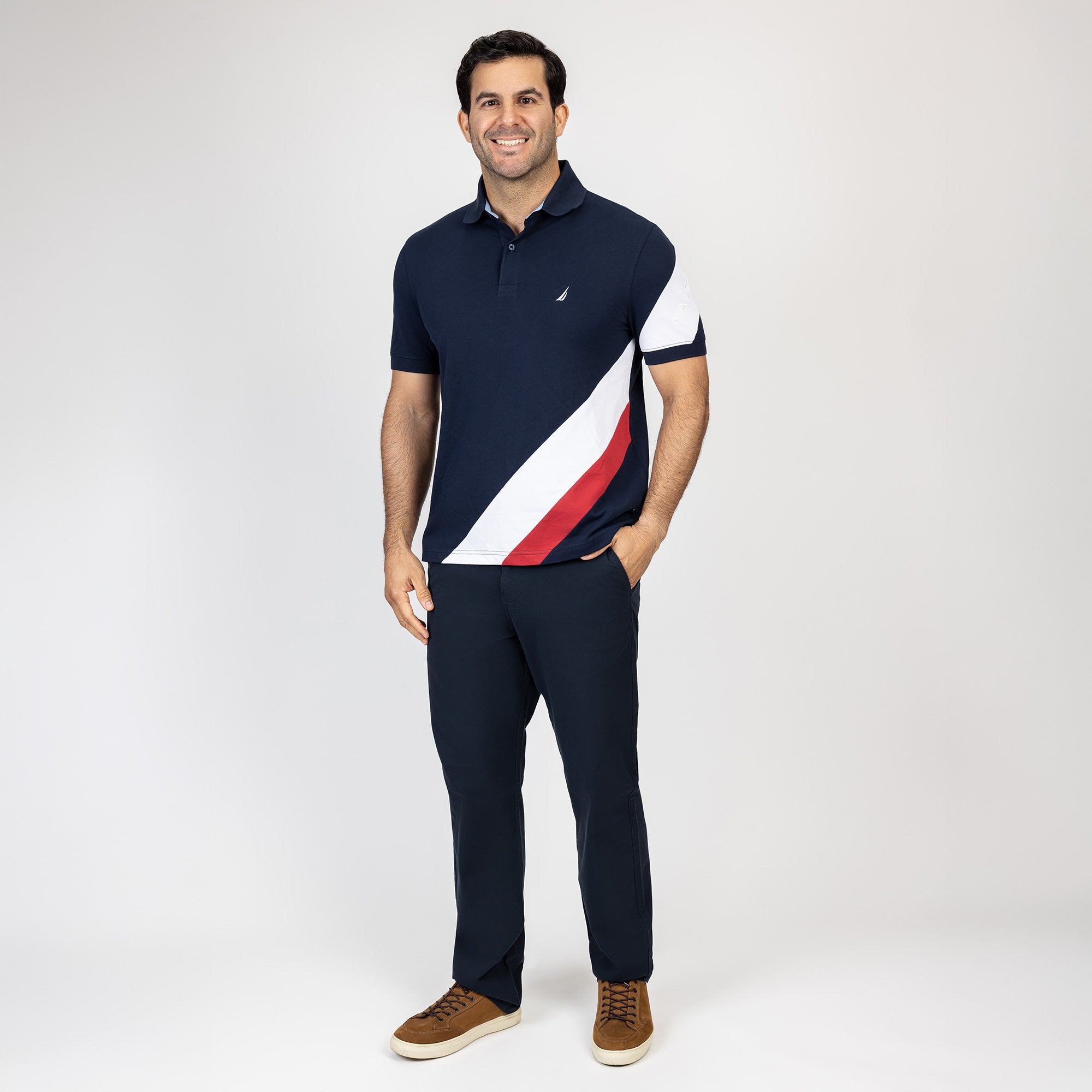 Poloshirt Nautica Mc Combinado Cab