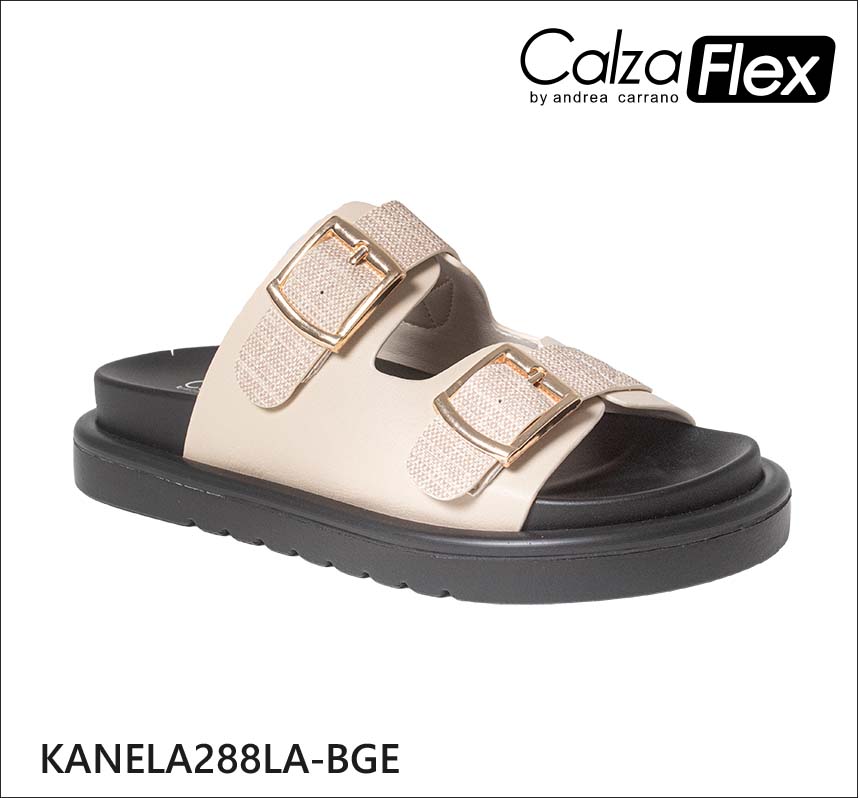 Sandalias Calzaflex Kanela Para Damas by Calzaflex