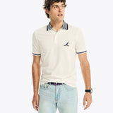 Poloshirt Nautica Mangas Cortas Liso Blanco para Caballeros KR3706-1SW