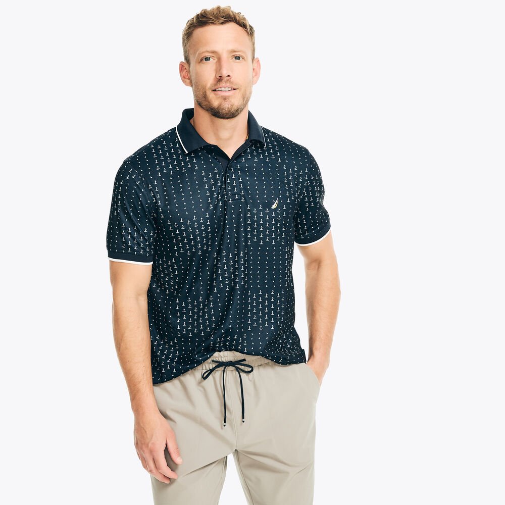 Poloshirt Nautica Mangas Cortas Estampado P/ Caballeros