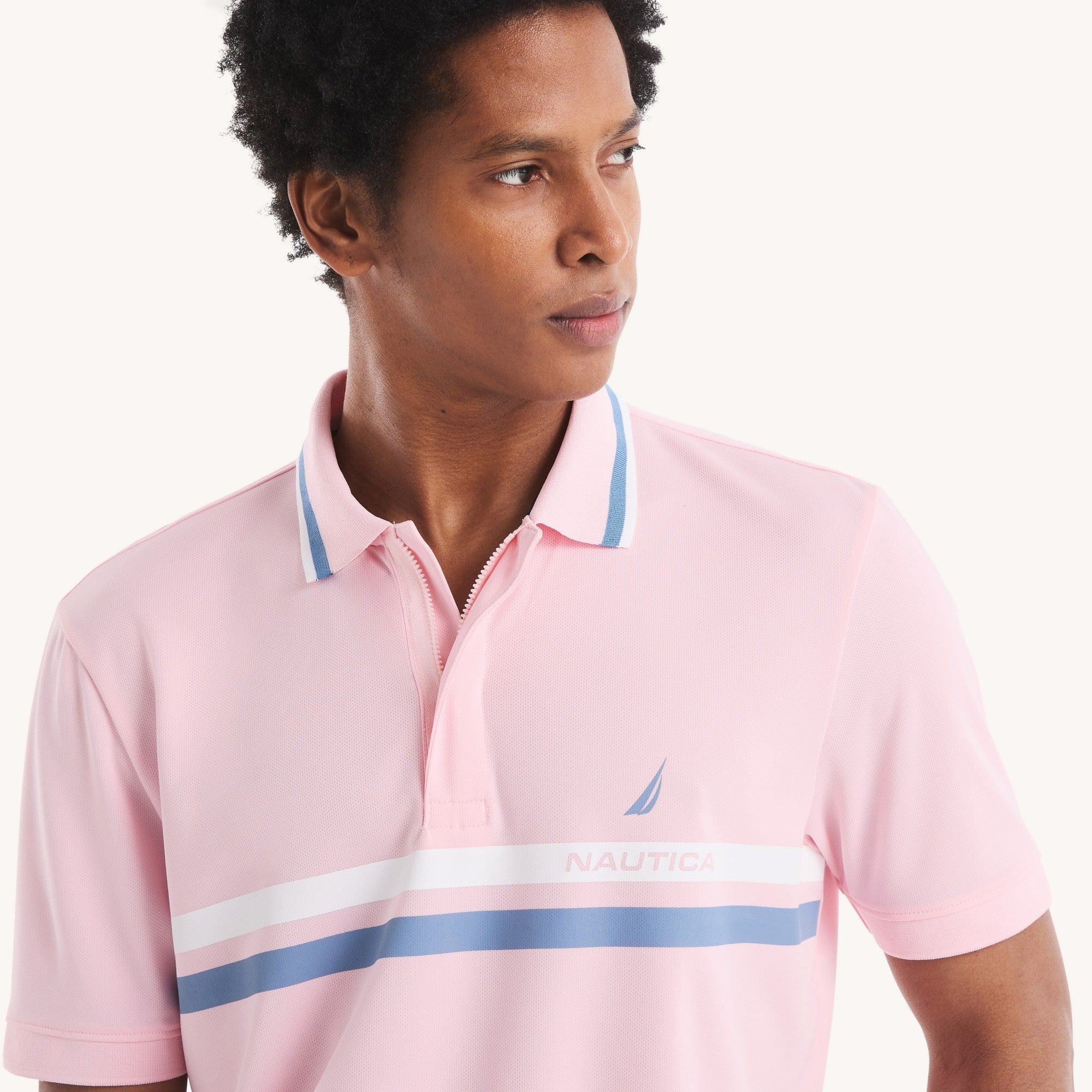 Poloshirt Nautica Mangas Cortas Rayas Para Caballeros by Nautica