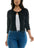 Cardigan Nina Leonard Mangas 3/4 Liso para Damas