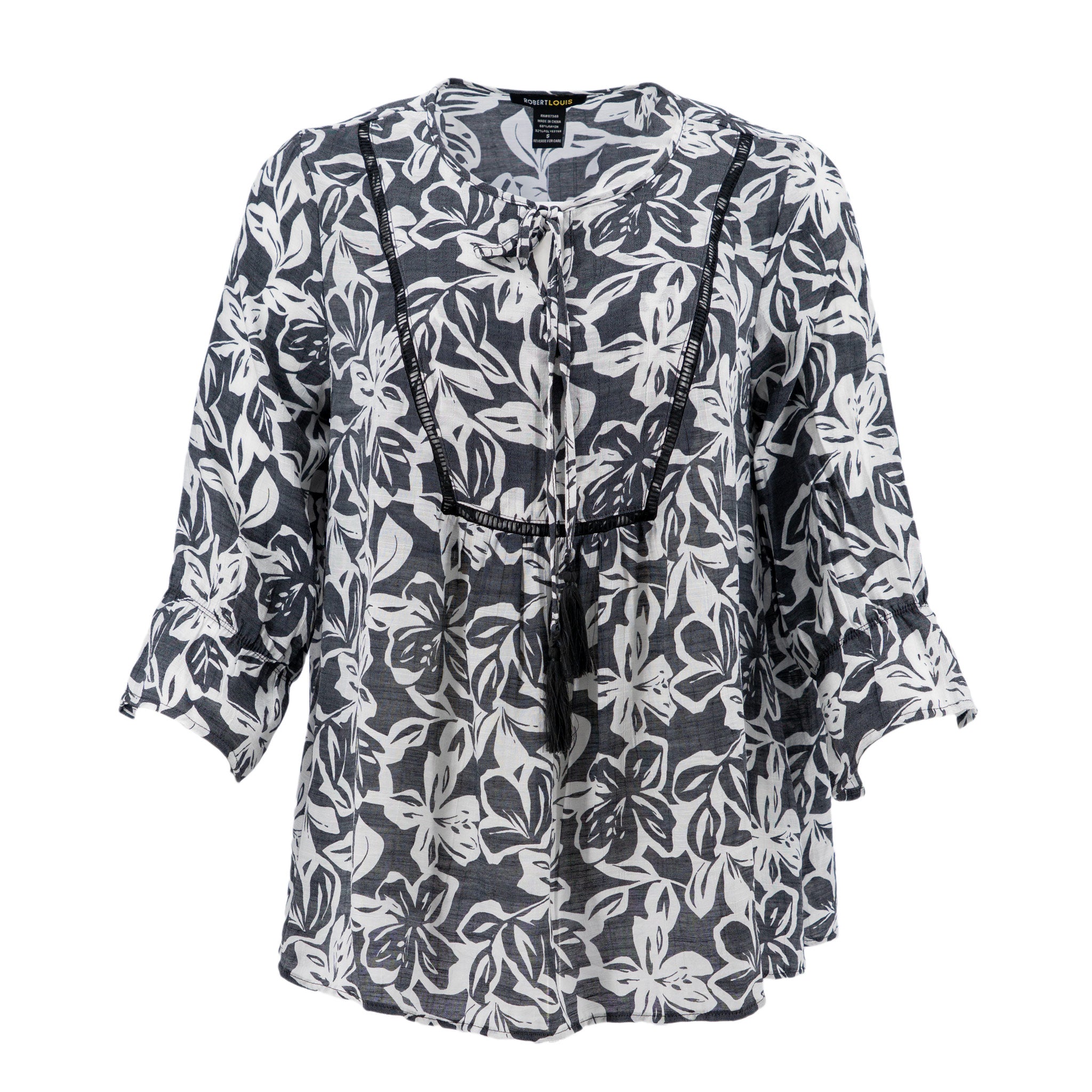 blusa-robert-louis-mangas-3-4-estampada-p-damas