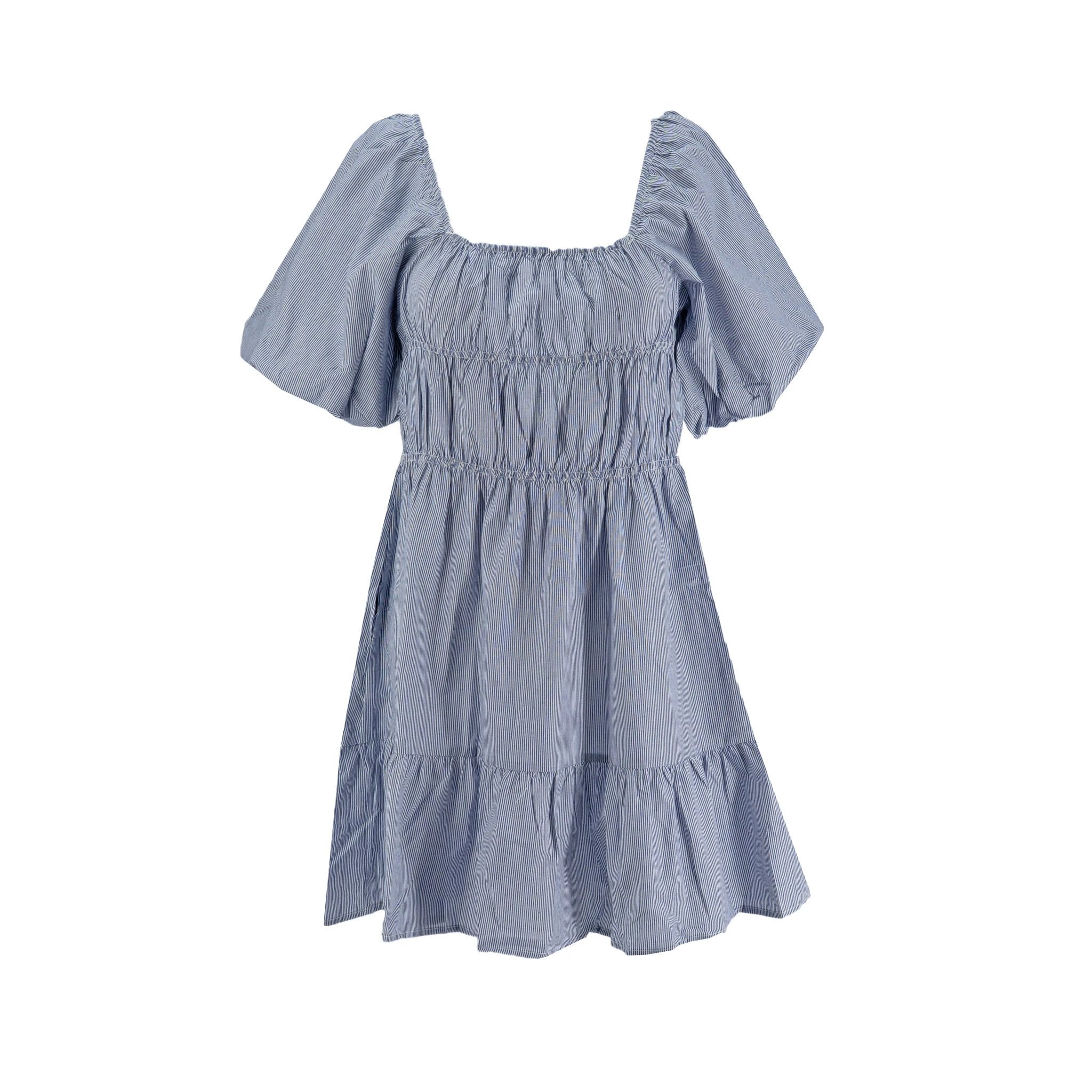 Vestido Happy Promise Mangas Cortas Rayas Para Damas by Happy