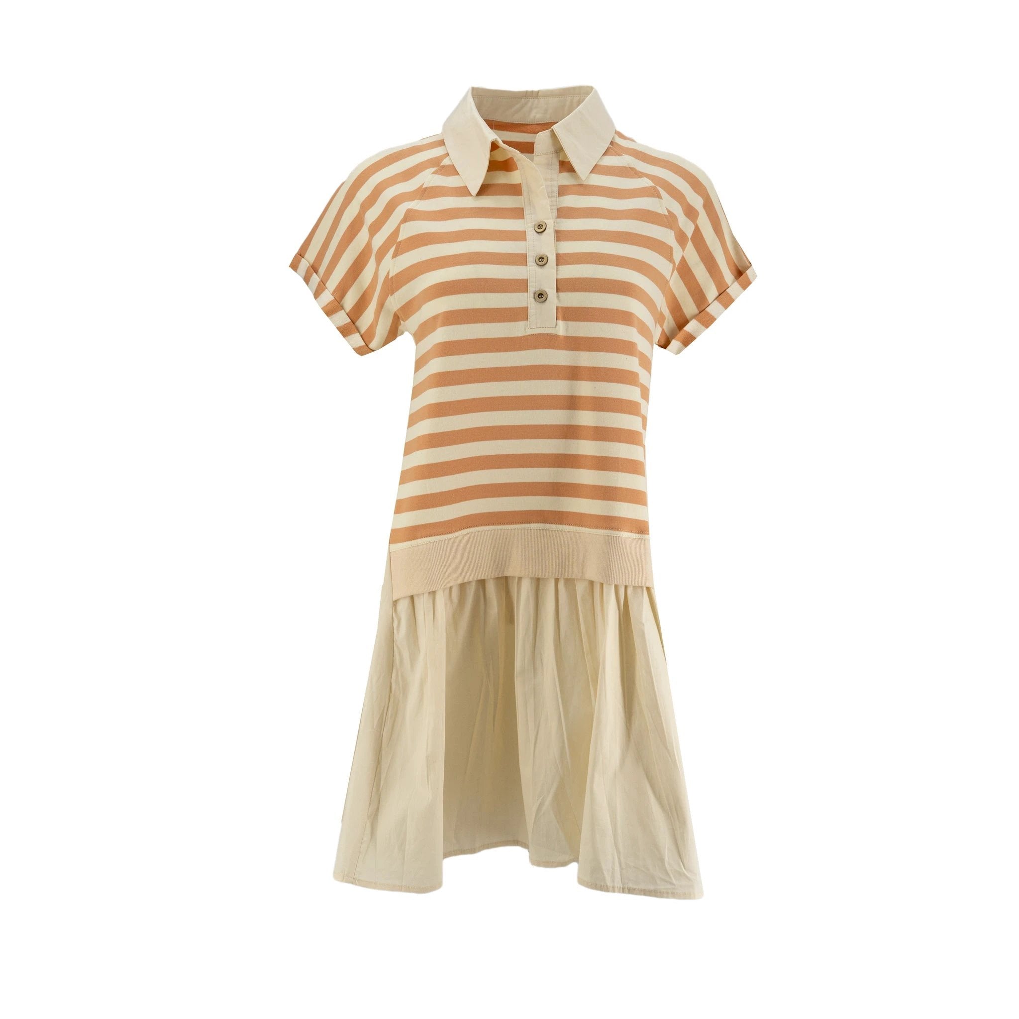 Vestido Happy Promise Mangas Cortas Rayas Para Damas by Happy