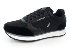 Tenis Nautica Breeze Negro/Plateado para Damas