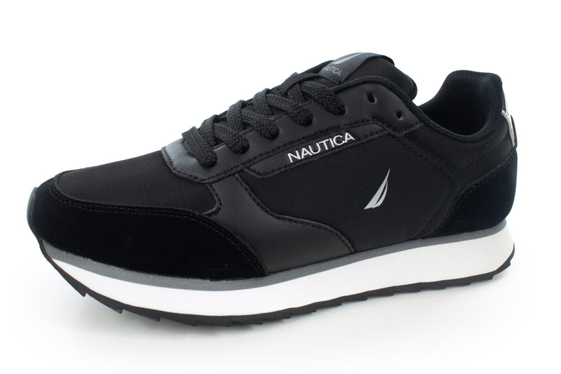 Tenis Nautica Breeze Negro/Plateado para Damas