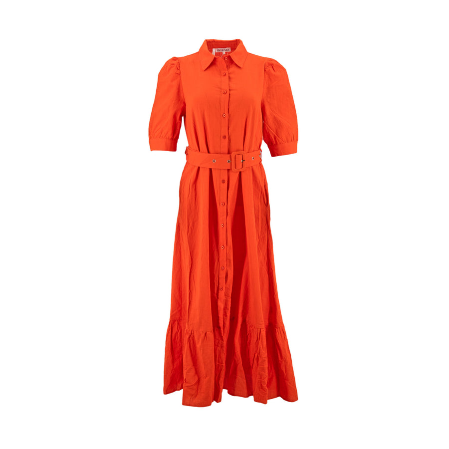 Vestido Available Mangas Cortas Liso para Damas