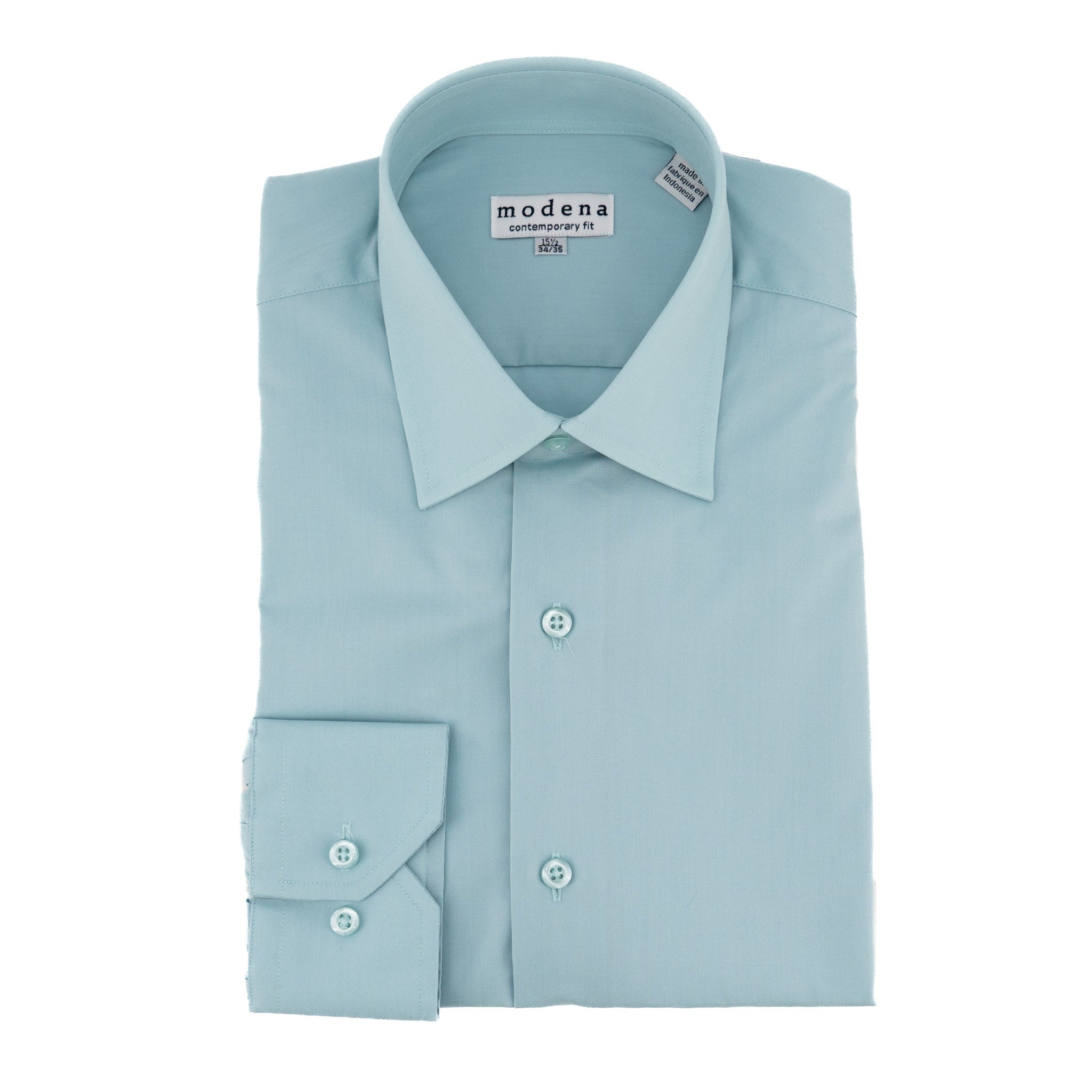 Camisa Modena Mangas Largas Lisa P/ Caballeros M300BS0R