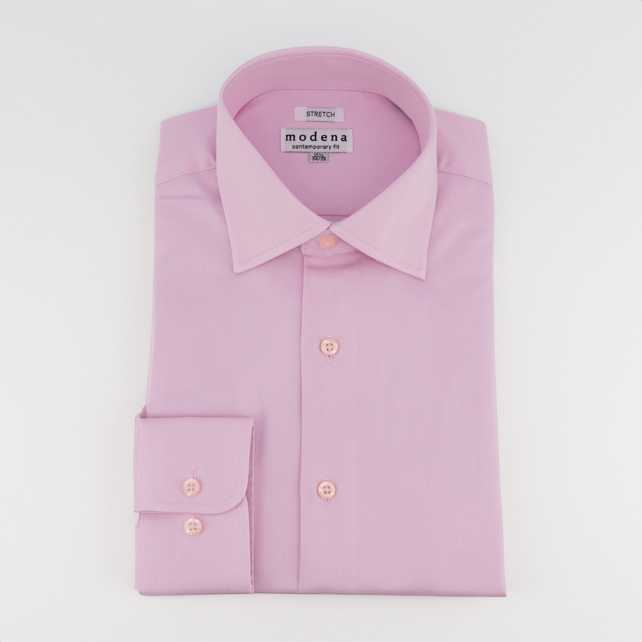 Camisa Modena Mangas Largas Lisa P/ Caballeros M706ET0R