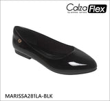 Zapatos Calzaflex Marissa Negro/Vino/Blanco Hueso para Damas MARISSA281
