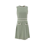 Vestido Essencia sin Mangas Liso para Damas