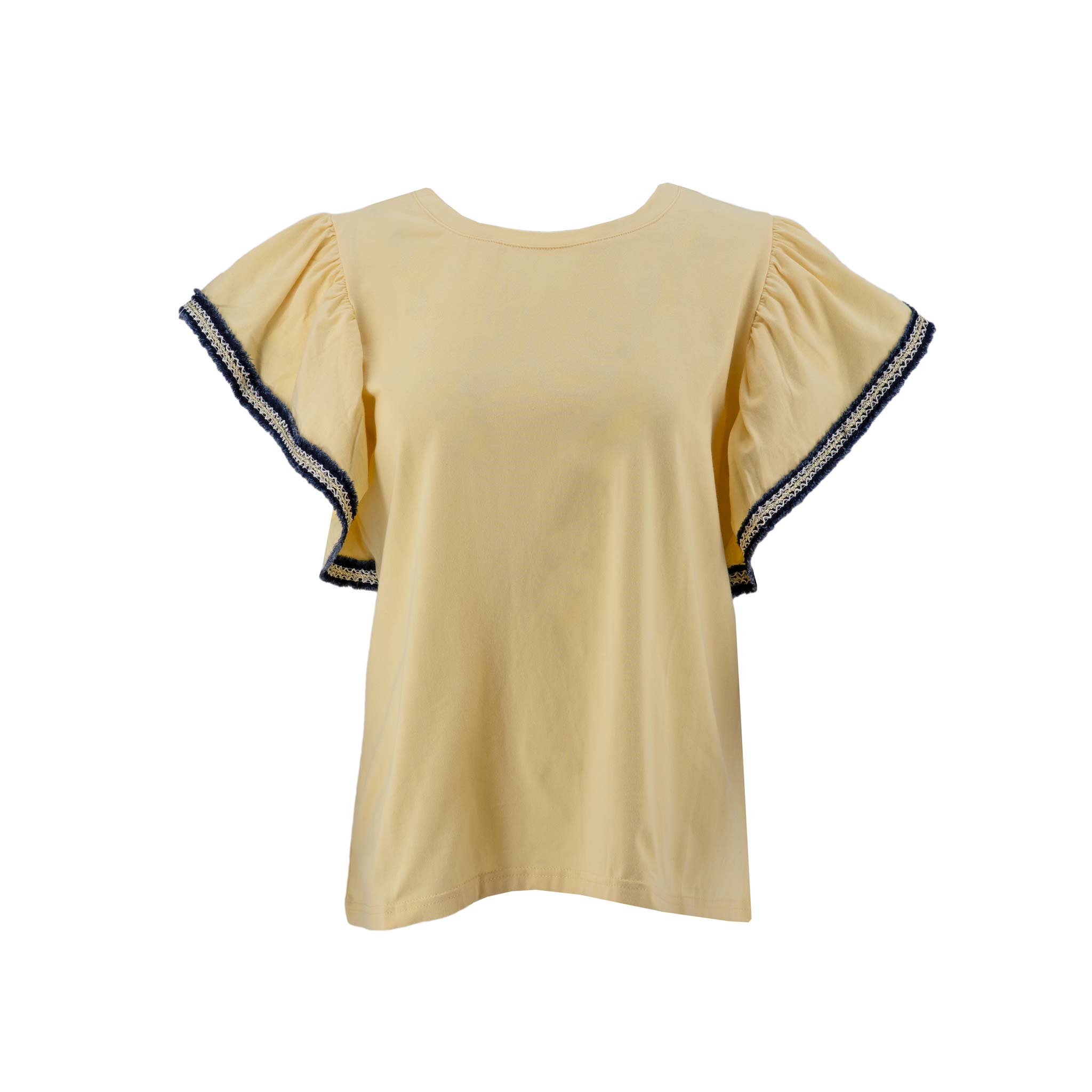 Blusa Essencia Mangas Cortas Lisa para Damas