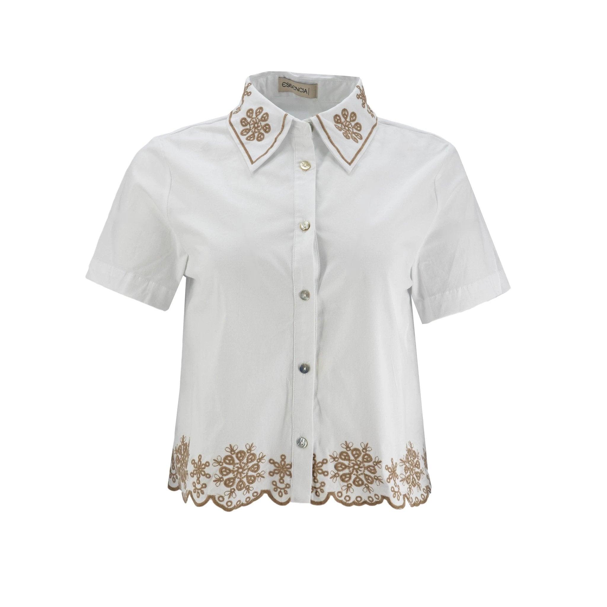 Blusa Essencia Mangas Cortas Bordados Para Damas by Essencia