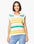 Blusa Essencia Mangas Cortas Rayas para Damas