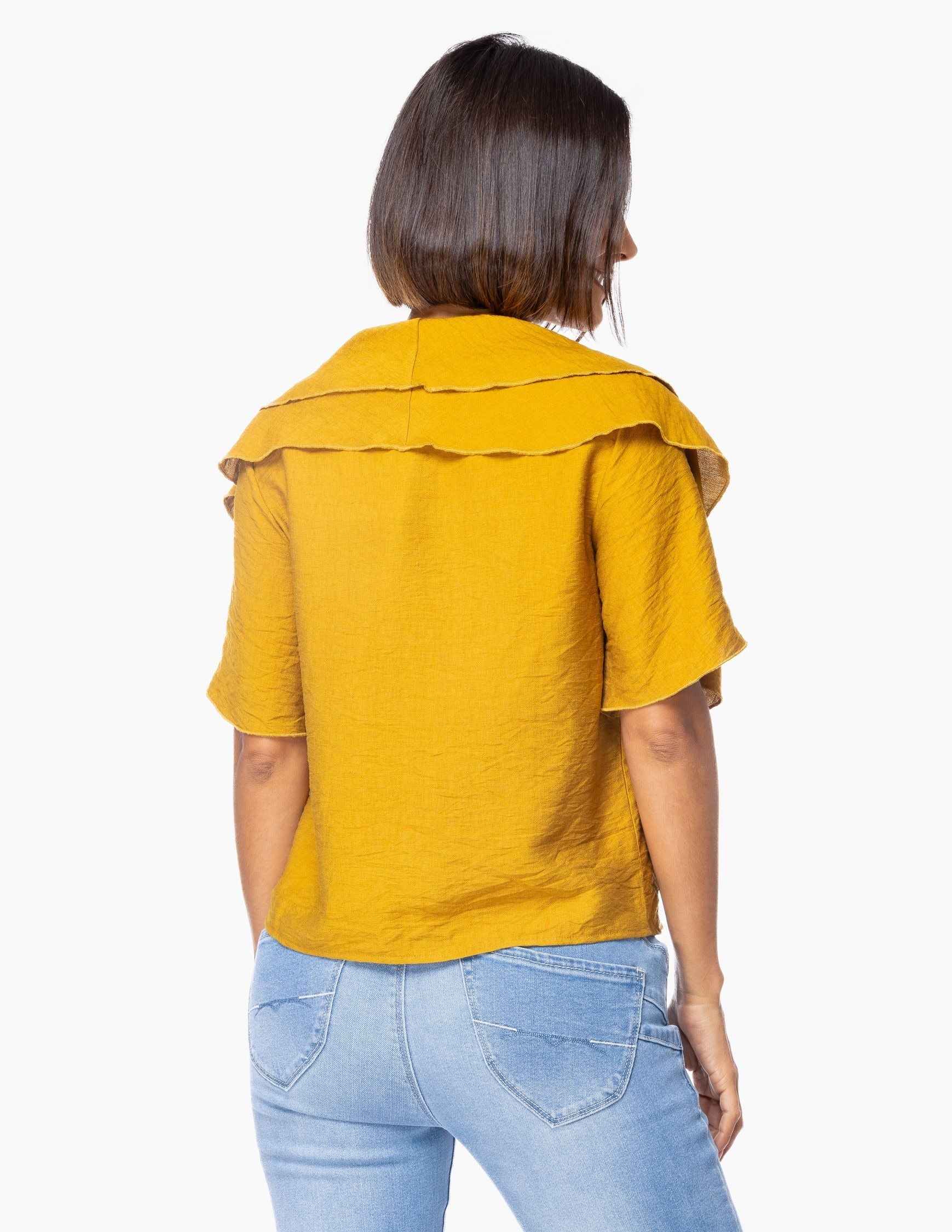 Blusa Essencia Mangas Cortas Vuelo Para Damas by Essencia