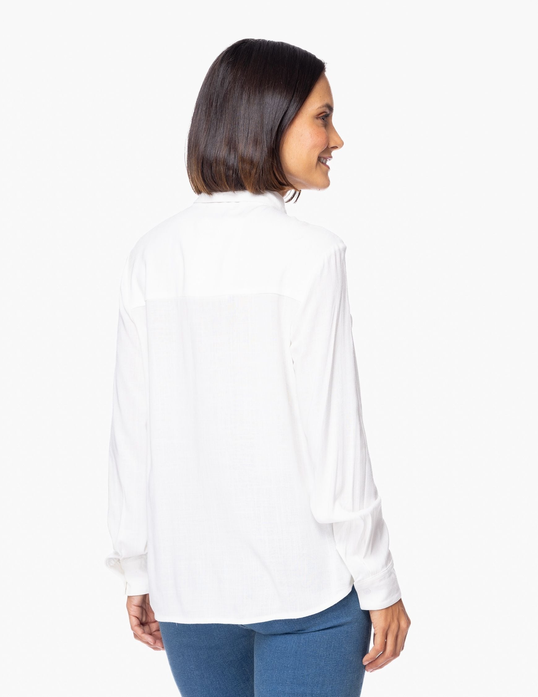 Blusa Essencia Mangas Largas Estampado para Damas