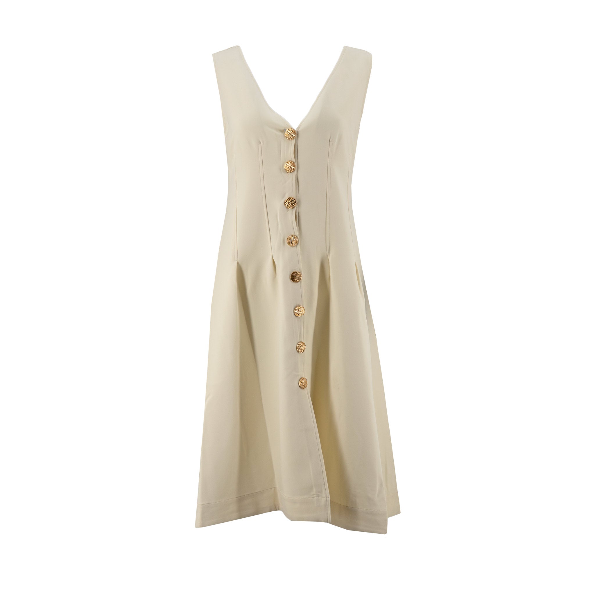 Vestido Essencia sin Mangas Liso para Damas – WHITE