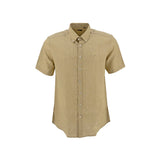 Camisa Members Only Mangas Cortas Lisa Caqui para Caballeros